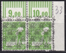 Bizone Mi.-Nr. 39 II W OR **