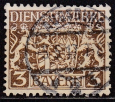 Bayern Dienst Mi.-Nr. 16 oo
