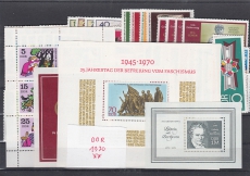 DDR Jahrgang 1970 postfrisch