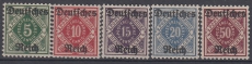 Deutsches Reich Dienst Mi.-Nr. 52/56 **
