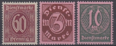 Deutsches Reich Dienst Mi.-Nr. 66/68 **
