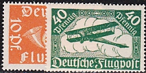 Deutsches Reich Mi.-Nr. 111/12 **