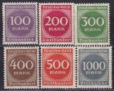 Deutsches Reich Mi.-Nr. 268/73 **
