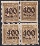 Deutsches Reich Mi.-Nr. 297/300 **