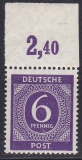 Alli.Bes. Mi.-Nr. 916 a P OR ndgz **