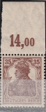 Deutsches Reich Mi.-Nr. 103 c P OR ** gepr. BPP (14,00)