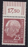 Bund Mi.-Nr. 186  W OR **
