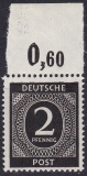 Alli.Bes. Mi.-Nr. 912 a P OR ndgz **