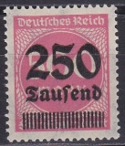 Deutsches Reich Mi.-Nr. 295 II ** gepr. INFLA