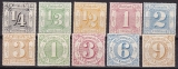 Thurn & Taxis Mi.-Nr. 45/54 **