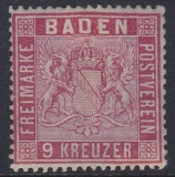 Baden Mi.-Nr. 12 (*)