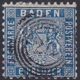 Baden Mi.-Nr. 14 a oo