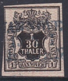 Hannover Mi.-Nr. 3 a oo