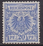 Deutsches Reich Mi.-Nr. 48 a (*) gepr.