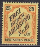 Deutsches Reich Dienst Mi.-Nr. 14 *