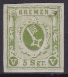 Bremen Mi.-Nr. 4 c *