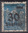 Deutsches Reich Mi.-Nr. 284 oo gepr. INFLA