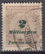 Deutsches Reich Mi.-Nr. 326 A P oo gepr. INFLA